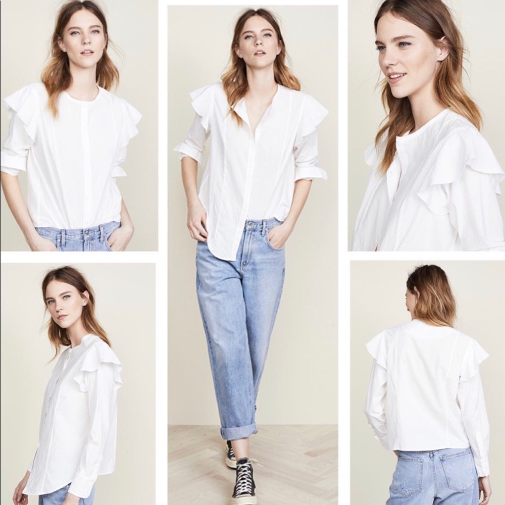 NWT Current Elliott “The Asley Shirt”